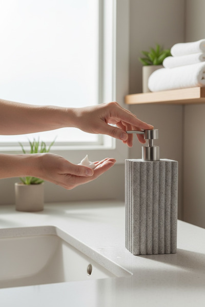 Bereketli Store Ladurée 790 ml Marble Line Δοσομετρητής Υγρού Σαπουνιού – Κομ...