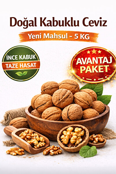 anadolu yerli tarım ürünleri Yerli İnce Kabuklu Ceviz 5 KG Yeni Mahsul Doğal ...