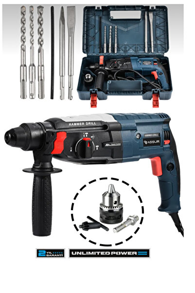 Empressco Kablolu Assur Plus Metal Şanzıman Kırıcı Delici Darbeli Matkap 2-28...
