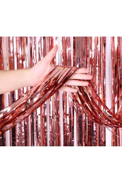 Nemere Rose Gold Tasseled Door Curtain - Party, Bachelor Party, Birthday 1X2 ...