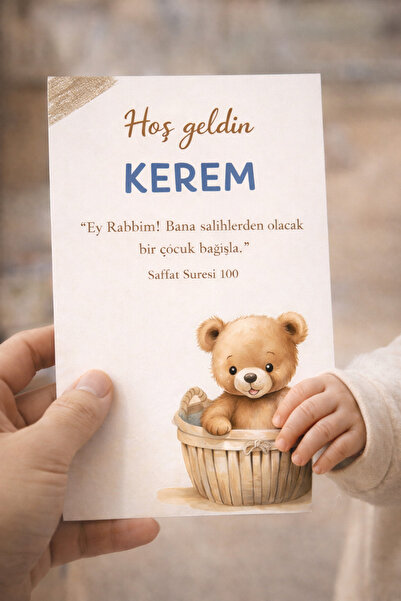 Mapel Yeni Doğan Fotoğraf Çekimi Anı Kartı Hoş Geldin Bebek Hatıra Kartı Kız ...