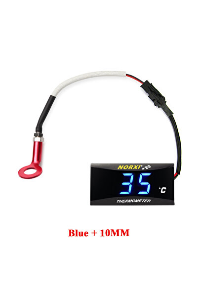 Choice7 مستشعر درجة حرارة رأس أسطوانة الدراجة النارية Blue-M10، جهاز قياس رقم...