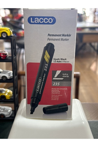 Lacco Cut-Off Tip Felt-Tipped Pencil for All Surfaces