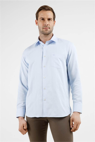 İmza Ανδρικό πουκάμισο Comfort Fit σε σκούρο μπλε χρώμα 1004255268