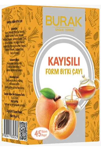 Burak Sağlık Herbal Kayısı form bitki çayı
