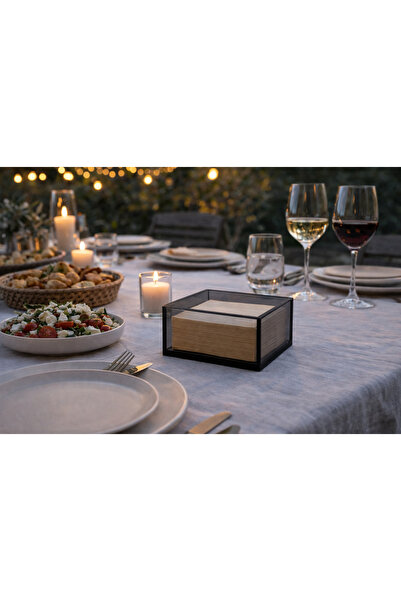 Pleksi Marketi Cutie pentru șervețele FUME Color acrilic - Design modern/13x1...