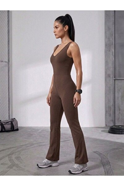 Tria Body Es Stretchy Por Jumpsuit with Sewing Details (Yoga/Fitness/Pilates)
