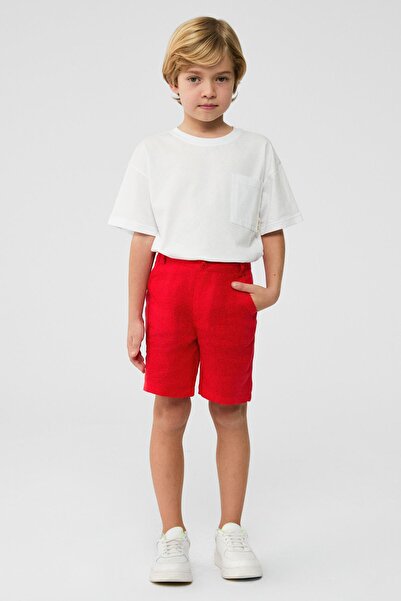 NBT BSC BG Store Boy's Red Shorts