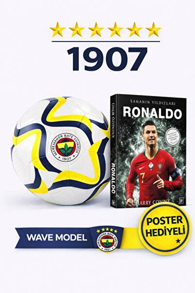 Fenerbahçe Wave Futbol Topu Yeni Sezon Modeli – Ronaldo Kitabı ve Poster Hedi...