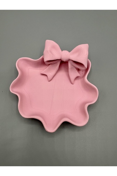 DU&ER Jewelry Tray with Bow & Wavy Detail – Ring & Necklace Organizer