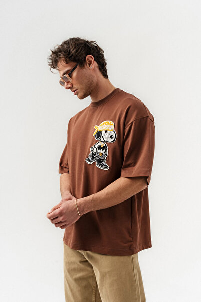 go gang own Μπλουζάκι Snupi με λεπτομέρεια patch και λαιμόκοψη ποδηλάτου over...