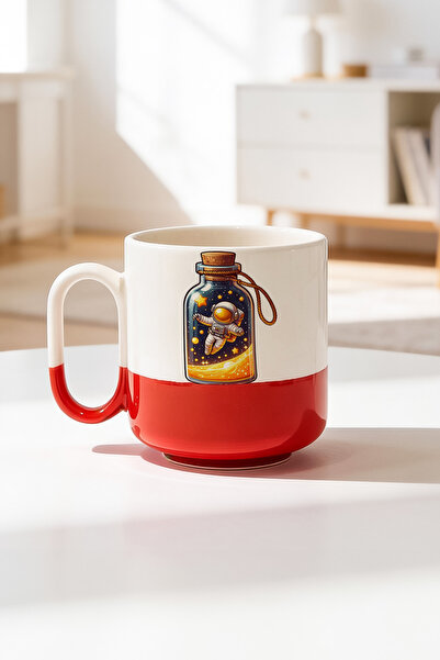 BB TRADE Astronaut Design Ceramic Printed Pro Mug Cup 330ml