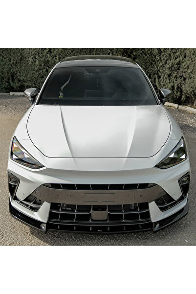 TMZ Garage Cupra Leon 2024+ Ön Lip Parlak Siyah Sport Ön Tampon Lipi Body Kit...