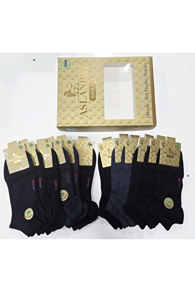 Aslanbey ERKEK DİKİŞSİZ BAMBU PATİK 12 Lİ PATİK