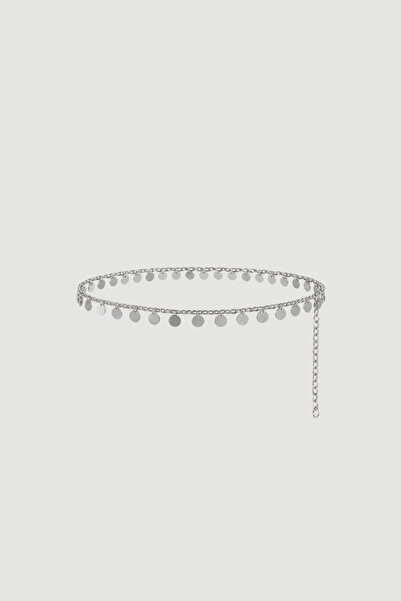 Gusto Колан с шипове - сребрист