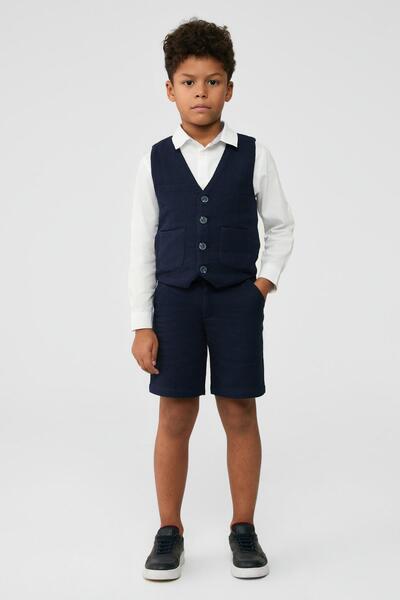 NBT JEANS BG Store Boy's Navy Blue σορτς