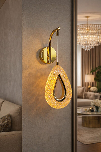 Natiorj Vinci Model Gold Pilli Tak Çalıştır Özel Model Aplik Salon Yatak Odası