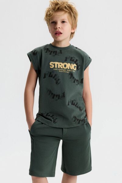 HAUSEkids 8-14 Years Old Stronger Finish Boys' Suit-Khaki