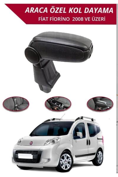 BTL OTOMOTİV Fiat Fiorino 2008 Sonrası Araca Özel Kol Dayama KOLÇAK (Vidasız ...