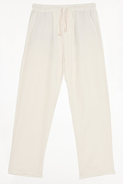 Tudors Men's Baggy Fit Wide Cut 100% Cotton Elastic Waist Side Pocketed Musli...