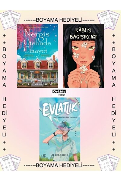 Yuzu Kitap Boyamalı - Nergis Otelinde Cinayet - Kabus Bağışıklığı - Evlatlık ...