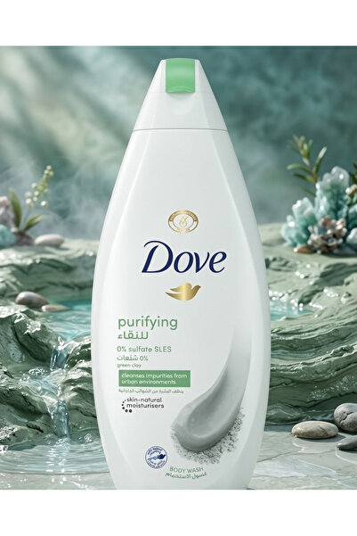 Dove (Dove) غسول الجسم ديتوكس بالطين الاخضر 500مل