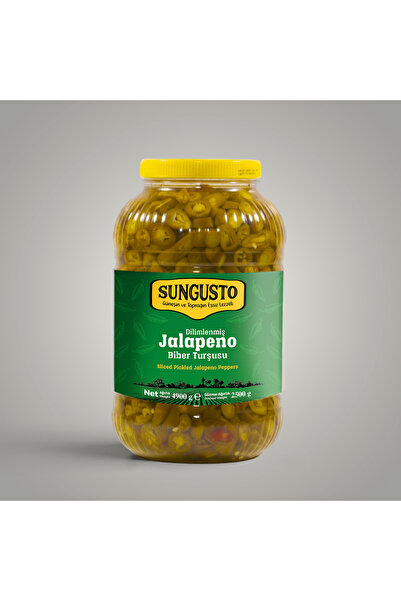 SUNGUSTO - Dilimlenmiş Jalapeno Biber Turşusu 5000 cc Pet