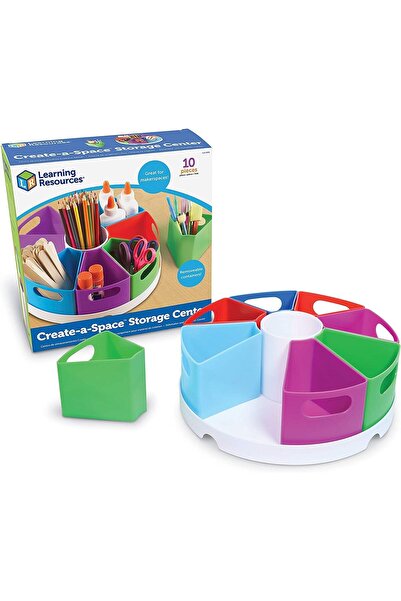 Learning Resources Create-A-Space Storage Center, 10 Piece Set