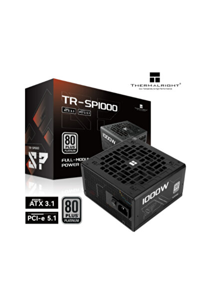 ThermalRight TR-SP 1000 platinum Sleeved 80+ modular PSU, ATX 3.1 - Black