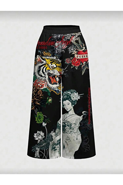 Gofeel Geisha Anime Detaylı Avant Dijital Baskı Eşofman Altı