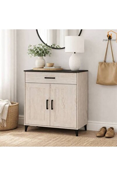 Al Saadah Home Shoe Cabinet 2 Doors - Malaysian Wood - 80*40*95 cm