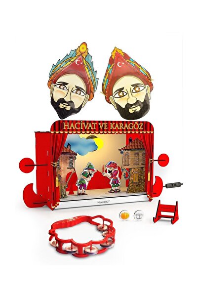 Empressco Mingitav Design OTTO Hacivat ve Karagöz Drama Oyun Sahnesi & Gece L...