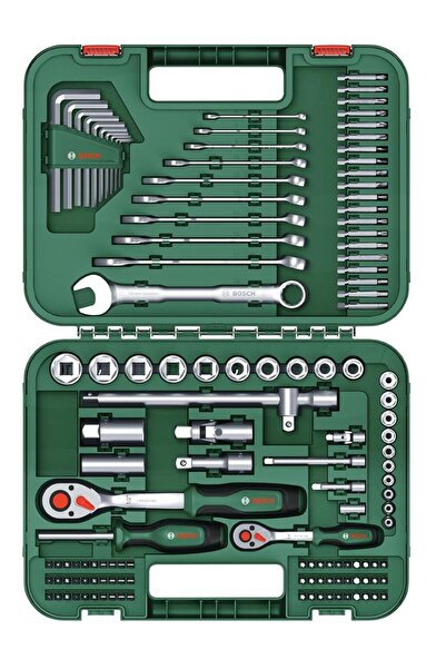 Bosch Gelişmiş Çok Amaçlı Montaj El Aleti Seti 132 Parça - 1600a02z9b