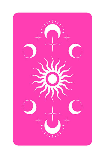 Ekorp Kitap Pink Tarot - 78 Kartlık Deste ve Tarot'un Görsel Anahtarı Mini Rehber - Rider-Waite Pembe Baskı