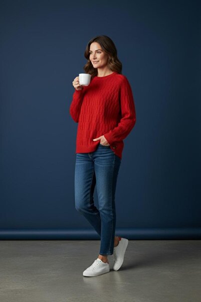 Alkım Stretchy Knitwear Sweater