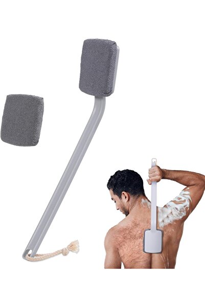 Arabest فرشاة تقشير الظهر، فرشاة استحمام بمقبض طويل 16 بوصة للتنظيف العميق