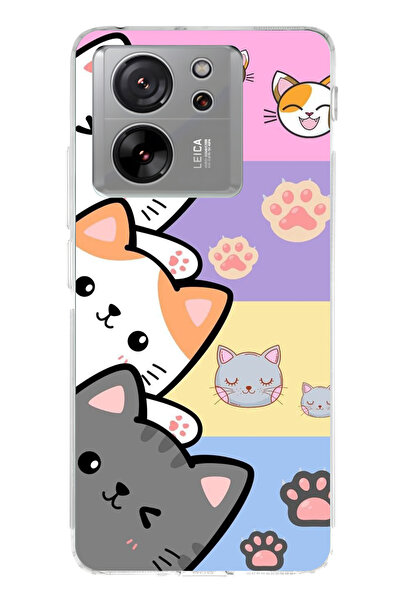 lelia حافظة هاتف شفافة متوافقة مع Mi 13T مطبوع |   المجموعة: قصص باو برينت