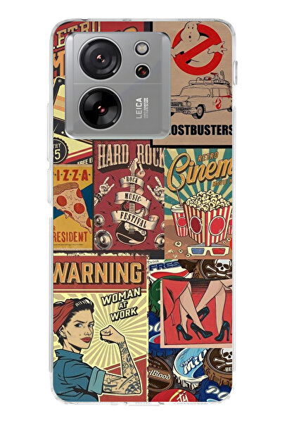 lelia Mi 13t Compatible Printed Transparent Phone Case |   Collection: Chroma...