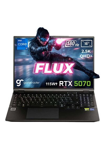 GameRaider FLUX GR16 Intel Core i7-14650HX GeForce RTX 5070 8GB 115W 12GB DDR...