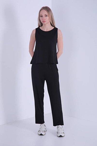 Veni Life Γυναικείο σετ δύο τεμαχίων Oysho ελαστικό ύφασμα με αμάνικο εσώρουχο