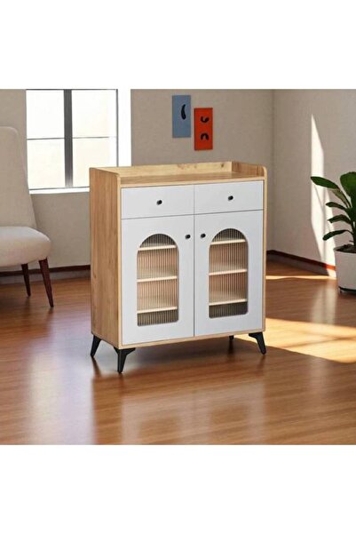 Al Saadah Home Multi-Purpose Shoe Cabinet 80×35×95 - Wooden