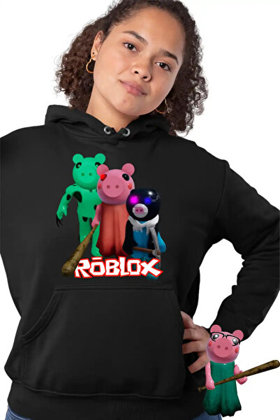 OEM Women's Hoodie Piggy Dinopiggy Roblox Mimiblue