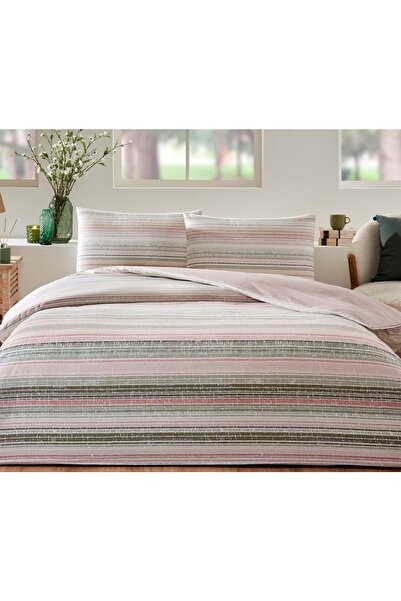 Özdilek Nev Serisi -Pudra Sage Line- Çift Kişilik Nevresim Takımı