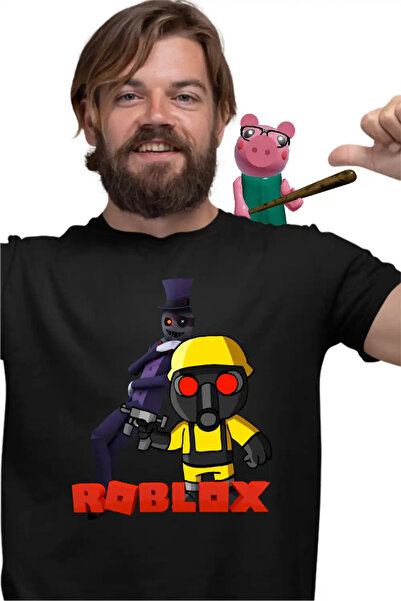 OEM Tricou Barbati Tio Torcher Roblox Piggy