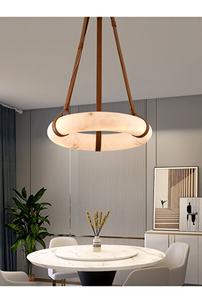 Apliqa Haylen 60lık Yuvrlak 30 Watt 3 Renkli Led Avize