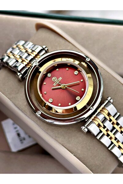 Homies Gold Color Elegant Stylish Design Fashion Steel Band Women Wrist Watch...