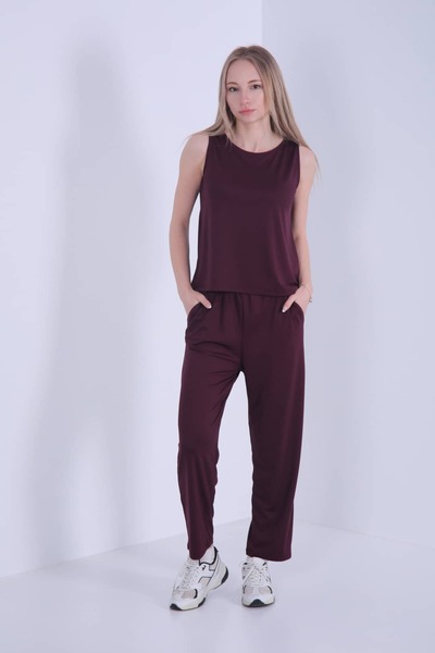 Veni Life Γυναικείο σετ δύο τεμαχίων Oysho ελαστικό ύφασμα με αμάνικο εσώρουχο