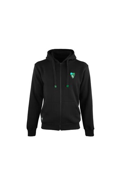 sportrun Kocaelispor Licențiat pentru copii, cu fermoar, cu glugă Sweat Black