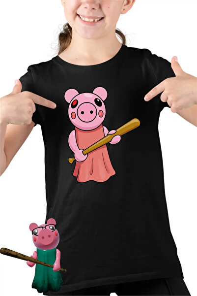OEM Tricou Copii Fete Roblox Piggy Pigy