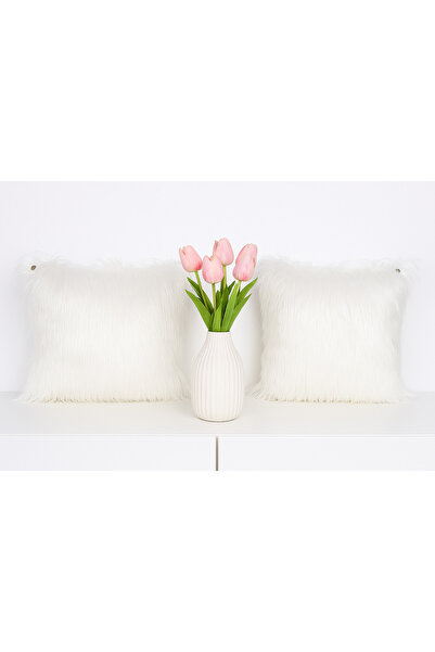 My Home 2 soft sheepskin cushions 40*40 with 500g Polyester filling